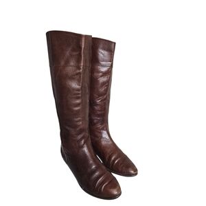 Nine West Boots 90s Era Brown Genuine Leather Size 7